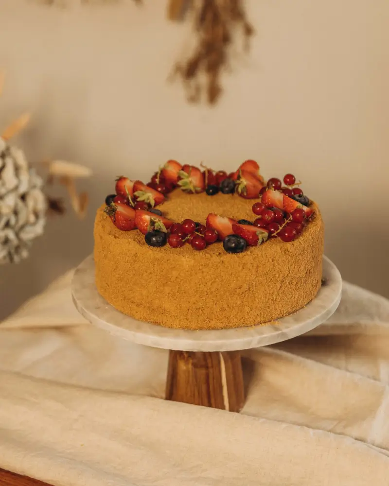 Traditional Honey Cake (Medovik) from Lila Bakery