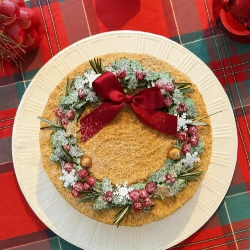 Honey Cake (Medovik) (Christmas edition)