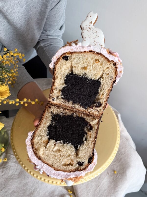 Easter Bread with Poppy Seed and Cherry